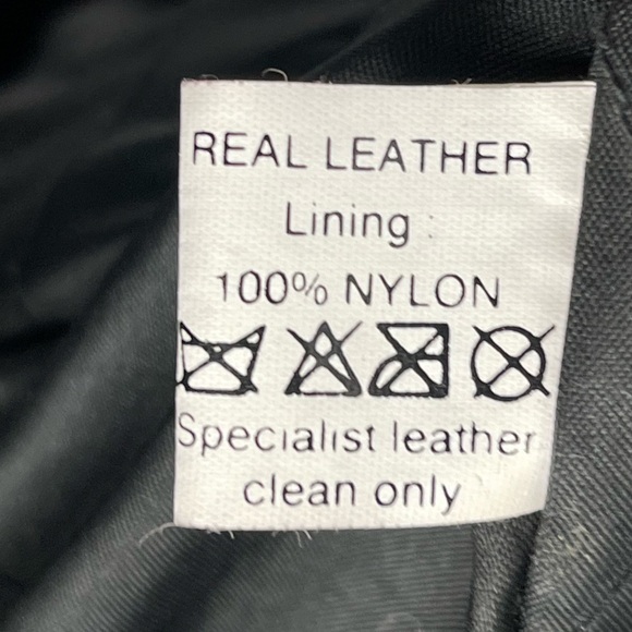 VINTAGE ALCATRAZ BLACK LEATHER FRINGE BRAIDED CONCHO ZIP ROCKSTAR LEATHER JACKET - Picture 17 of 17